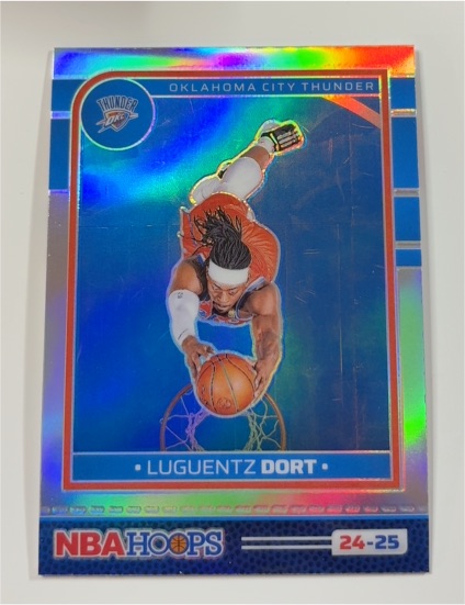 2024-25 Panini NBA Hoops #219 Luguentz Dort — front