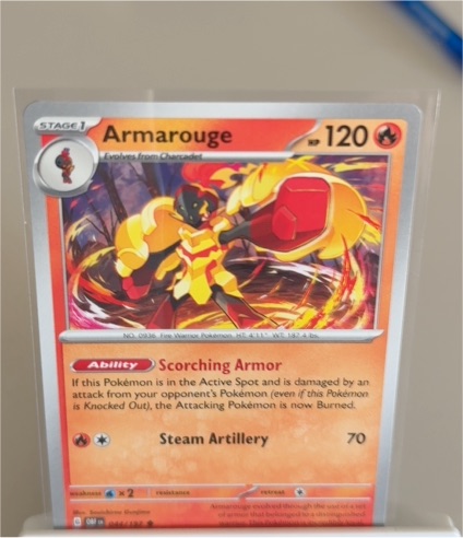 2023 Pokémon SV03 Obsidian Flames #44 Armarouge — front
