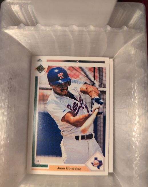 1991 Upper Deck #646 Juan Gonzalez — front