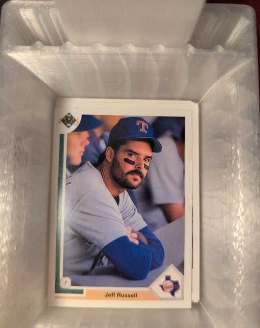 1991 Upper Deck #648 Jeff Russell — front