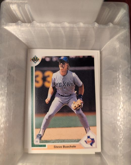 1991 Upper Deck #38 Steve Buechele — front