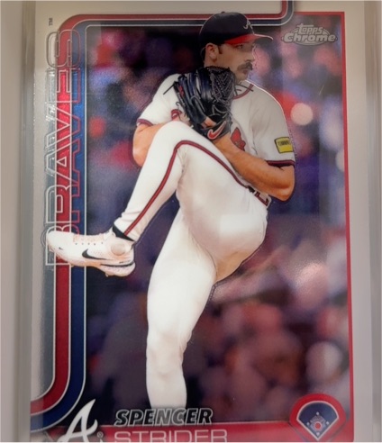 2025 Topps Chrome #46 Spencer Strider — front