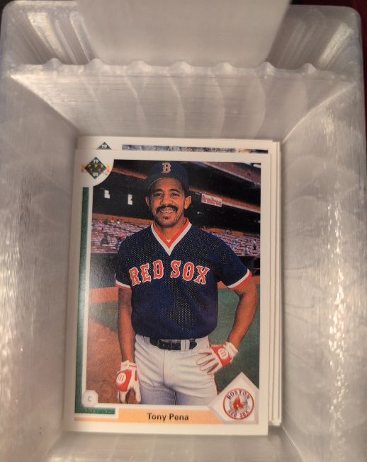 1991 Upper Deck #652 Tony Pena — front