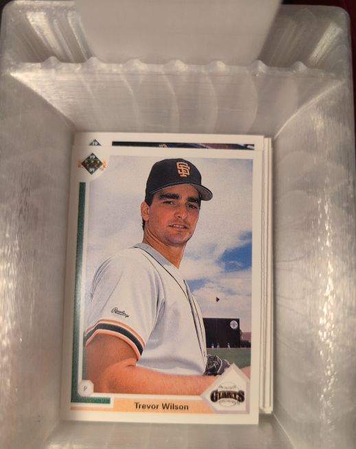 1991 Upper Deck #653 Trevor Wilson — front