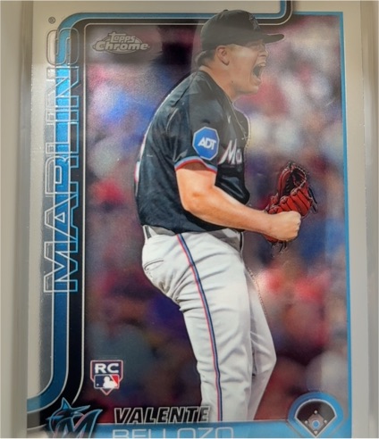 2025 Topps Chrome #122 Valente Bellozo — front