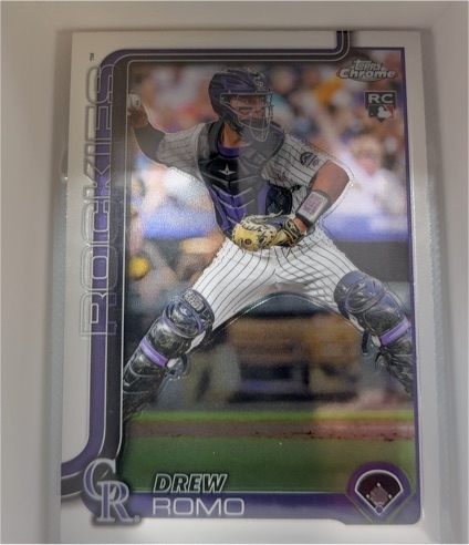 2025 Topps Chrome #124 Drew Romo — front