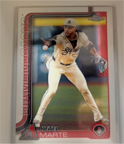 2025 Topps Chrome #272 Ketel Marte — front