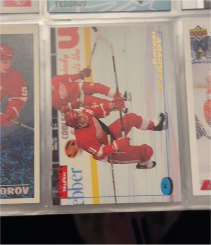 1996-97 Skybox Impact #U-5 Sergei Fedorov — front