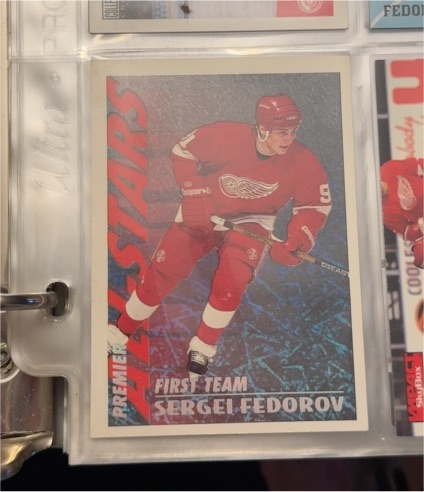 1994-95 O-Pee-Chee Premier #40 Sergei Fedorov — front