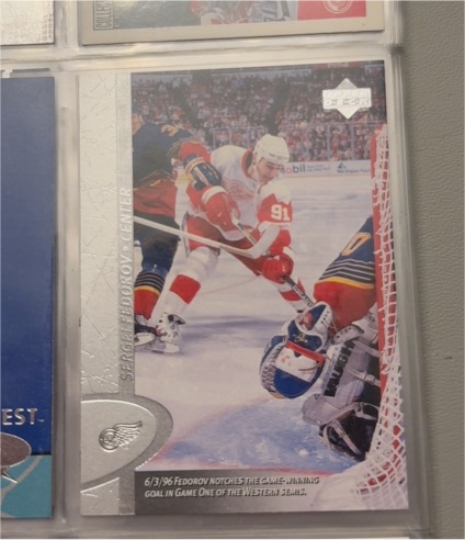 1996-97 Upper Deck #250 Sergei Fedorov — front