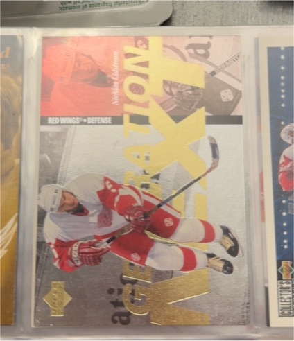 1996 Upper Deck Generation Next #X12 Nicklas Lidstrom — front
