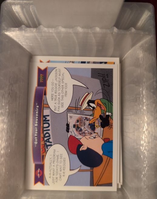 1991 Upper Deck Comic Ball 2 #175 Reggie Jackson Get Your Souvenirs — front