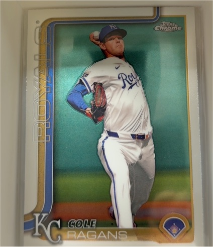 2025 Topps Chrome #151 Cole Ragans — front