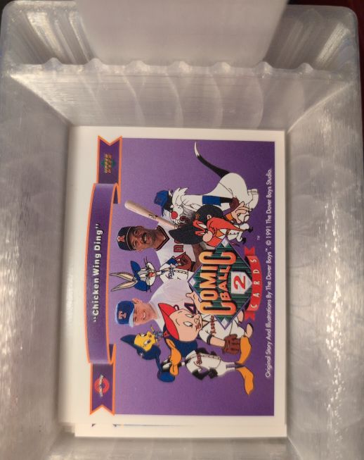 1991 Upper Deck Comic Ball 2 #118 Chicken Wing Ding Nolan Ryan & Reggie Jackson — front