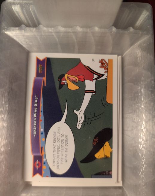 1991 Upper Deck Comic Ball 2 #124 Chicken Wing Ding Foghorn Leghorn — front