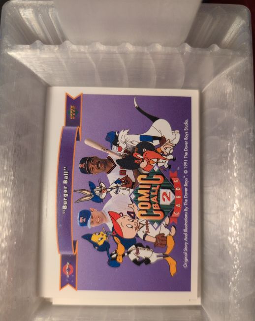 1991 Upper Deck Comic Ball 2 #118 Chicken Wing Ding Nolan Ryan & Reggie Jackson — front