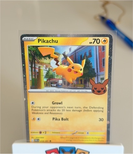 2024 Pokémon Trick or Trade #018 Pikachu — front