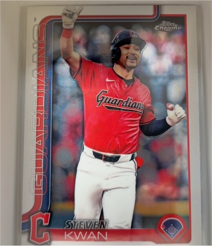 2025 Topps Chrome #202 Steven Kwan — front