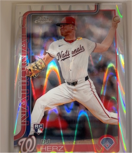 2025 Topps Chrome #270 DJ Herz — front
