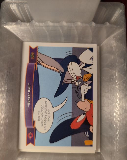 1991 Upper Deck Comic Ball 2 #105 Burger Ball Bugs Bunny Yosemite Sam — front