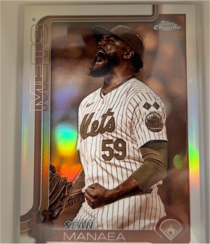 2025 Topps Chrome #287 Sean Manaea — front