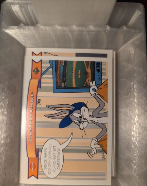 1991 Upper Deck Comic Ball 2 #41 Bugs Bunny Couch Potato Baseball — front