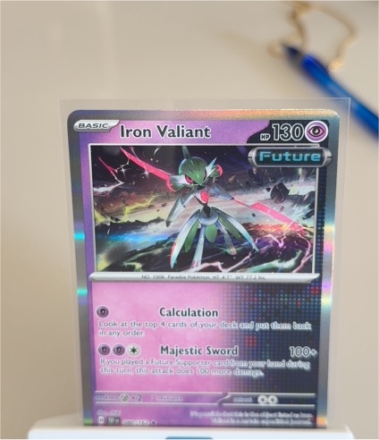 2024 Pokémon Scarlet & Violet Temporal Forces #80 Iron Valiant — front