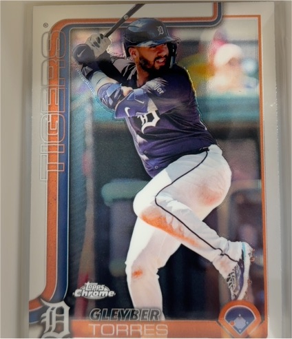 2025 Topps Chrome #190 Gleyber Torres — front