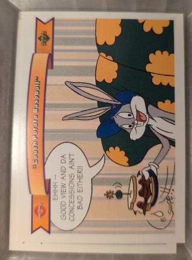 1991 Upper Deck Comic Ball 2 #47 Bugs Bunny Couch Potato Baseball — front