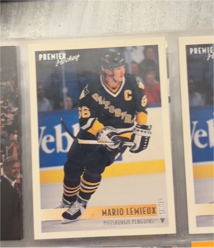 1994 Topps Premier #250 Mario Lemieux — front