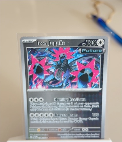 2023 Pokémon Paradox Rift #158 Iron Jugulis — front