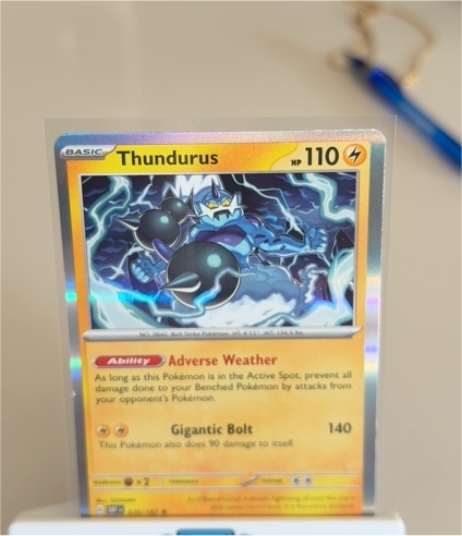 2023 Pokémon Scarlet & Violet Obsidian Flames #070 Thundurus — front