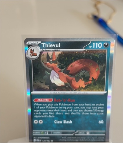 2023 Pokémon SV04: Paradox Rift #120 Thievul — front