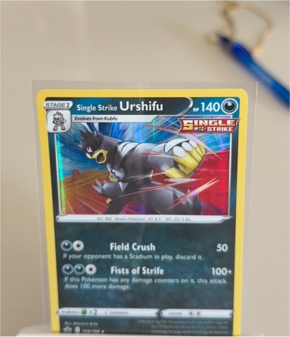 2021 Pokémon Chilling Reign #108 Single Strike Urshifu — front