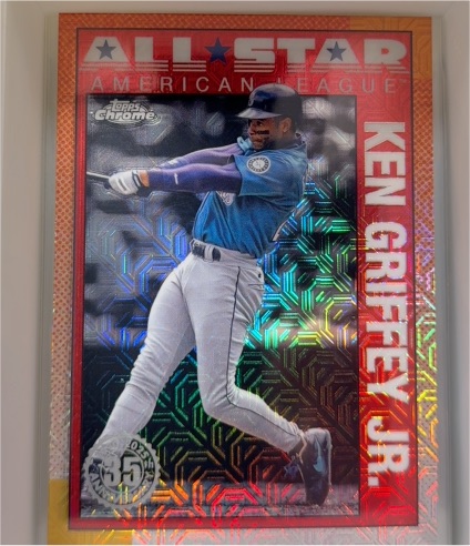 2025 Topps Series 2 Chrome Silver Pack All-Stars #90ASC-34 Ken Griffey Jr. — front