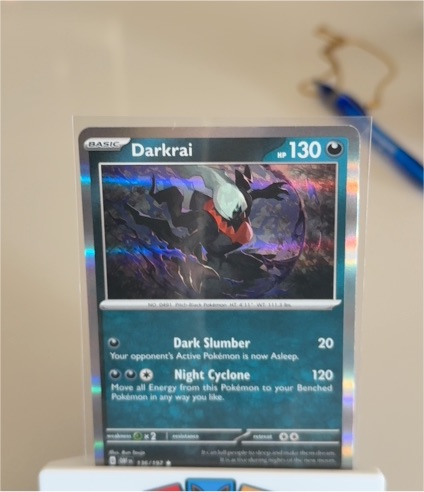 2023 Pokémon Sv03 Obsidian Flames #136 Darkrai — front