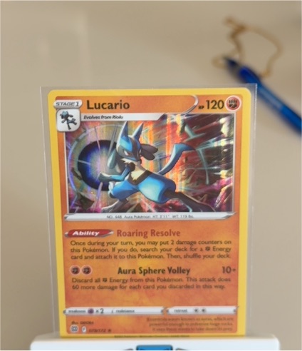 2022 Pokemon Brilliant Stars #079 Lucario — front