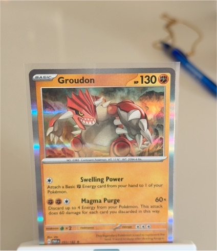 2025 Pokémon Prismatic Evolutions #049 Groudon — front