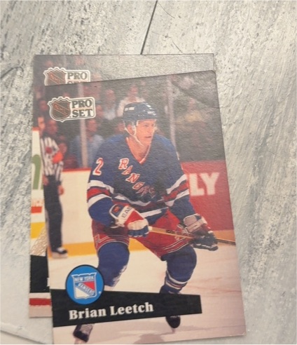1991-92 Pro Set #159 Brian Leetch — front