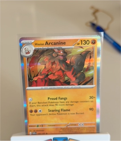 2024 Pokemon Twilight Masquerade #100 Hisuian Arcanine — front