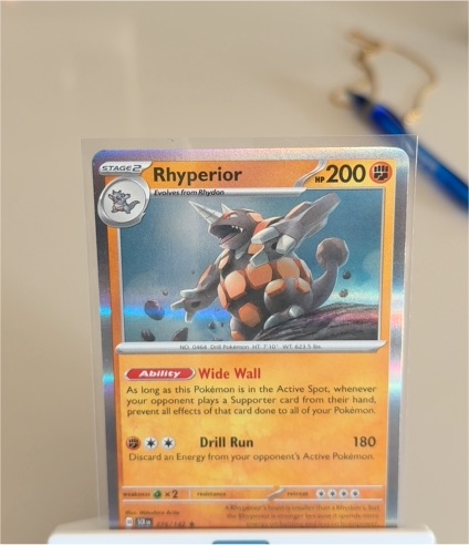 2024 Pokémon Stellar Crown #076 Rhyperior — front