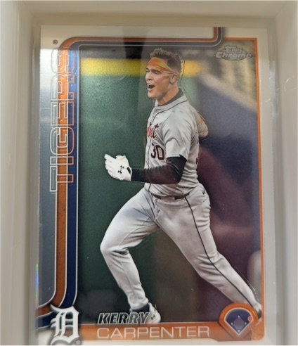 2025 Topps Chrome #299 Kerry Carpenter — front