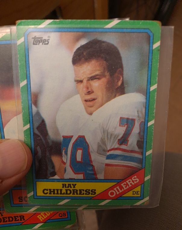 1986 Topps #357 Ray Childress — front