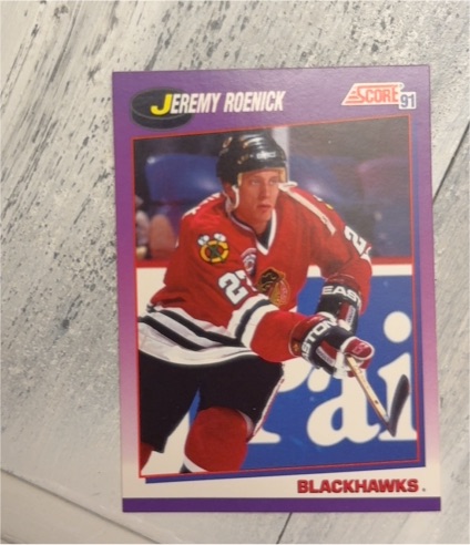 1991 Score #220 Jeremy Roenick — front