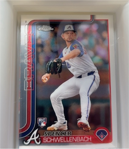 2025 Topps Chrome #203 Spencer Schwellenbach — front
