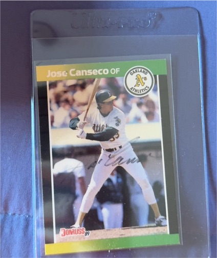 1989 Donruss #91 Jose Canseco — front