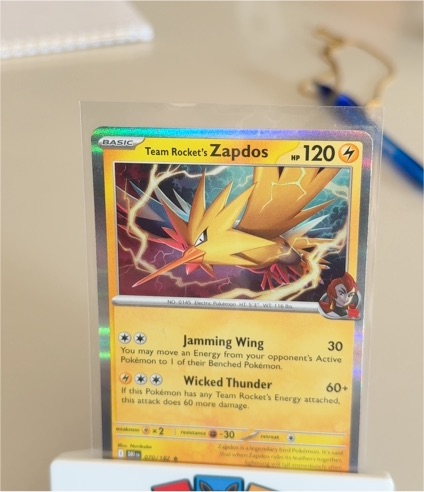 2025 Pokémon TCG Team Rocket's Zapdos #070 — front