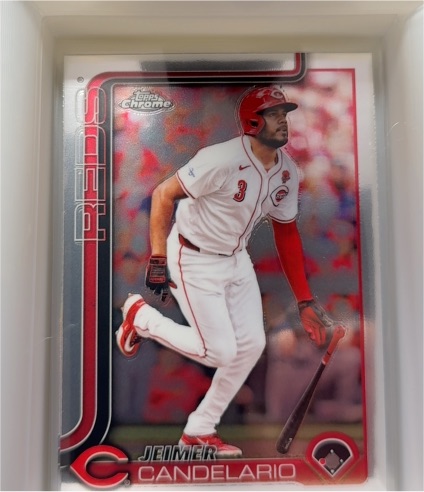 2025 Topps Chrome #85 Jeimer Candelario — front