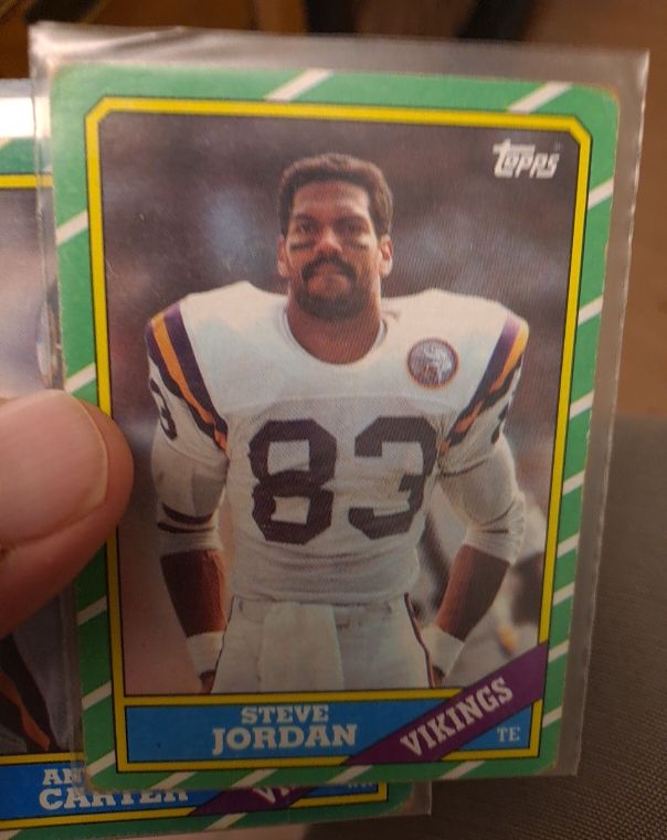 1986 Topps #298 Steve Jordan — front