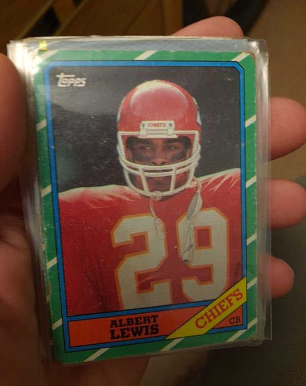 1986 Topps #312 Albert Lewis — front